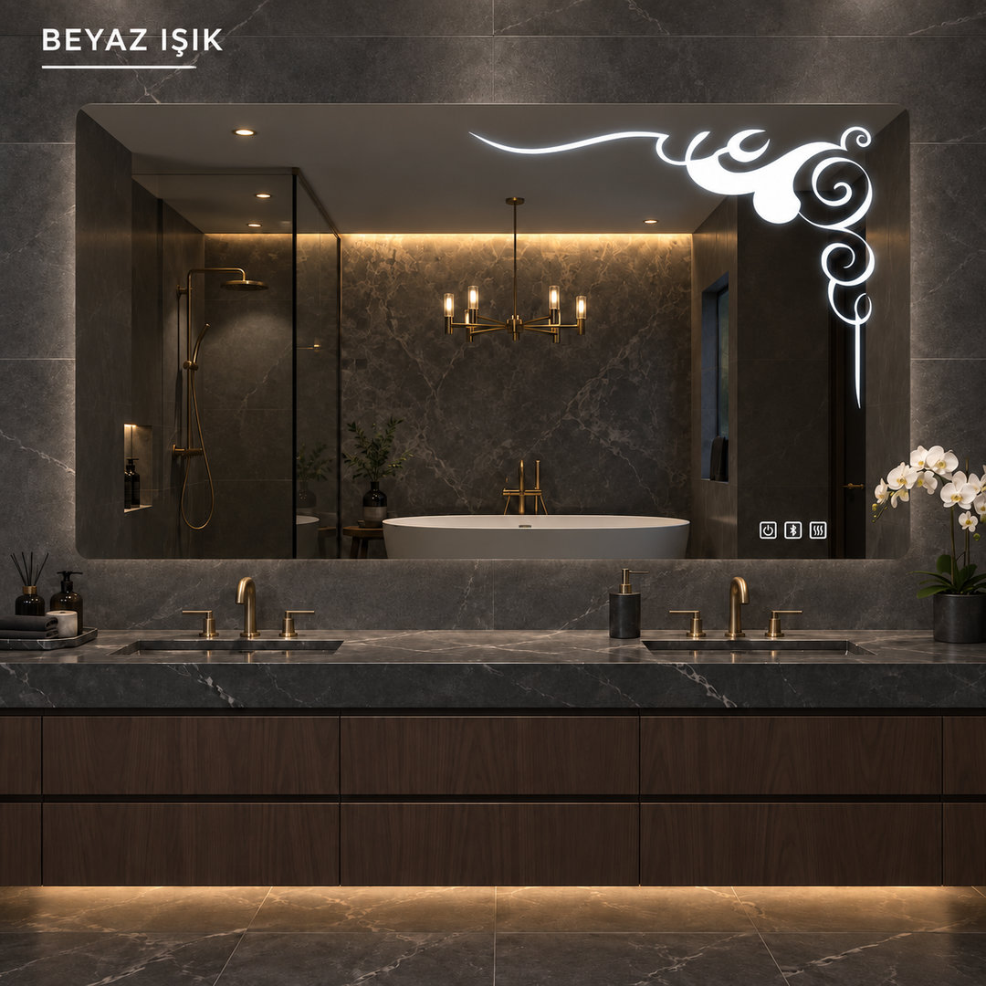 Abant Akıllı LED Ayna — net ayna görünümü