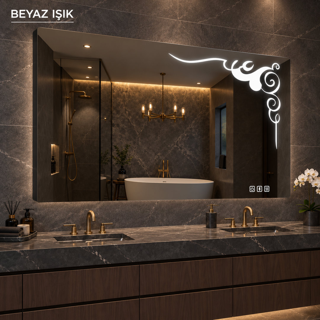 Abant Akıllı LED Ayna — aydınlatma detayı