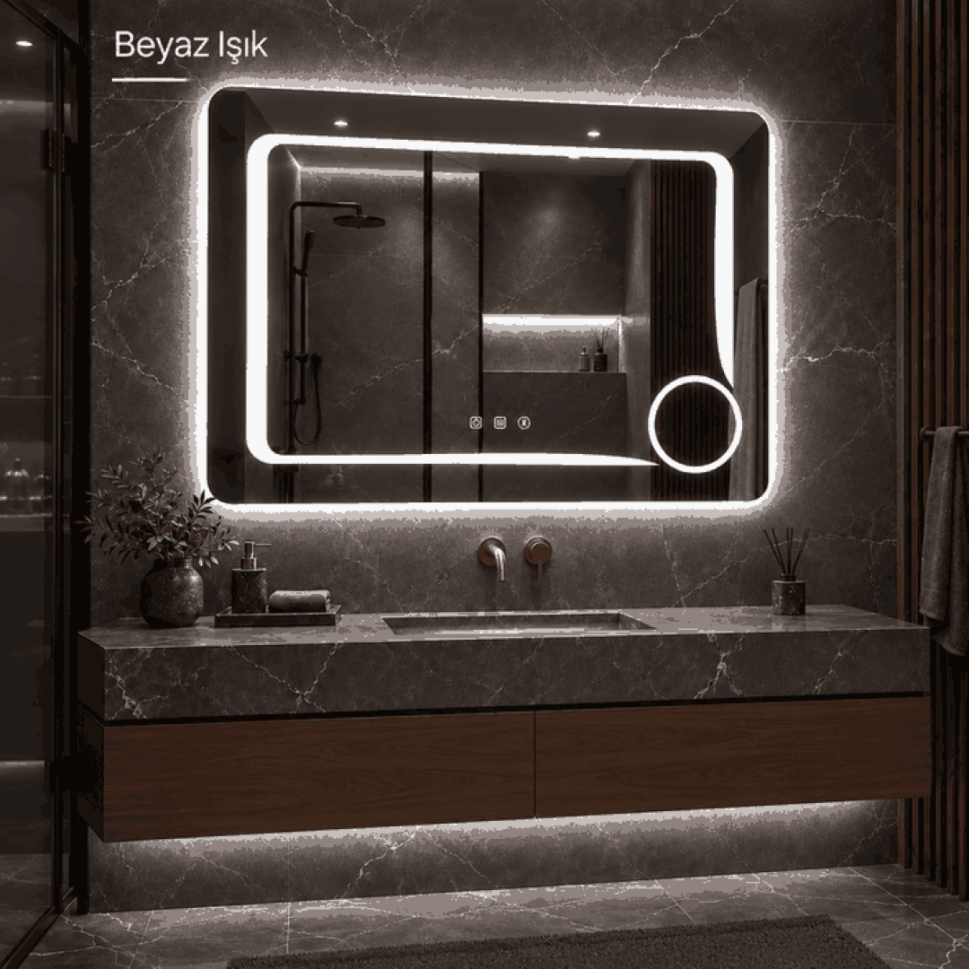 Cerrah Akıllı LED Ayna — aydınlatma detayı